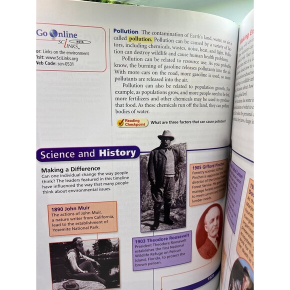 Prentice Hall SCIENCE EXPLORER Environmental Science Textbook (Bx X) - Picture 6 of 6